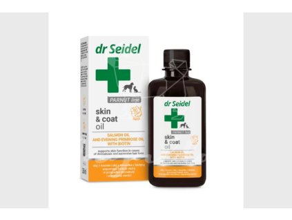 Bőr és szőrzetápoló olaj kutyáknak és macskáknak bőrproblémákra, szőrhullásra 250 ml