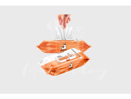 Illatosított nedves törlőkendő kutyáknak – 100 db (1)