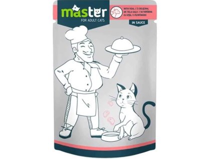 master cat nedves eledel borjú