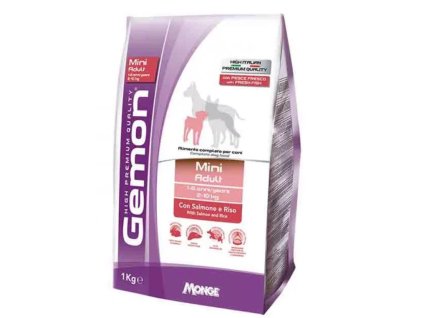 GEMON DOG MINI ADULT LAZAC ÉS RIZS 3KG (8009470386067)