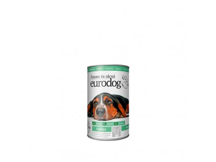 EURO DOG kutyakonzerv vadhússal 415g