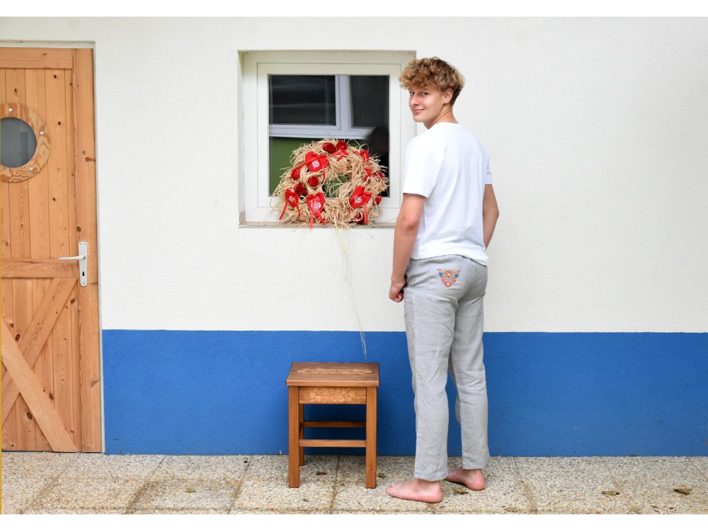 Pánské lněné kalhoty Michal