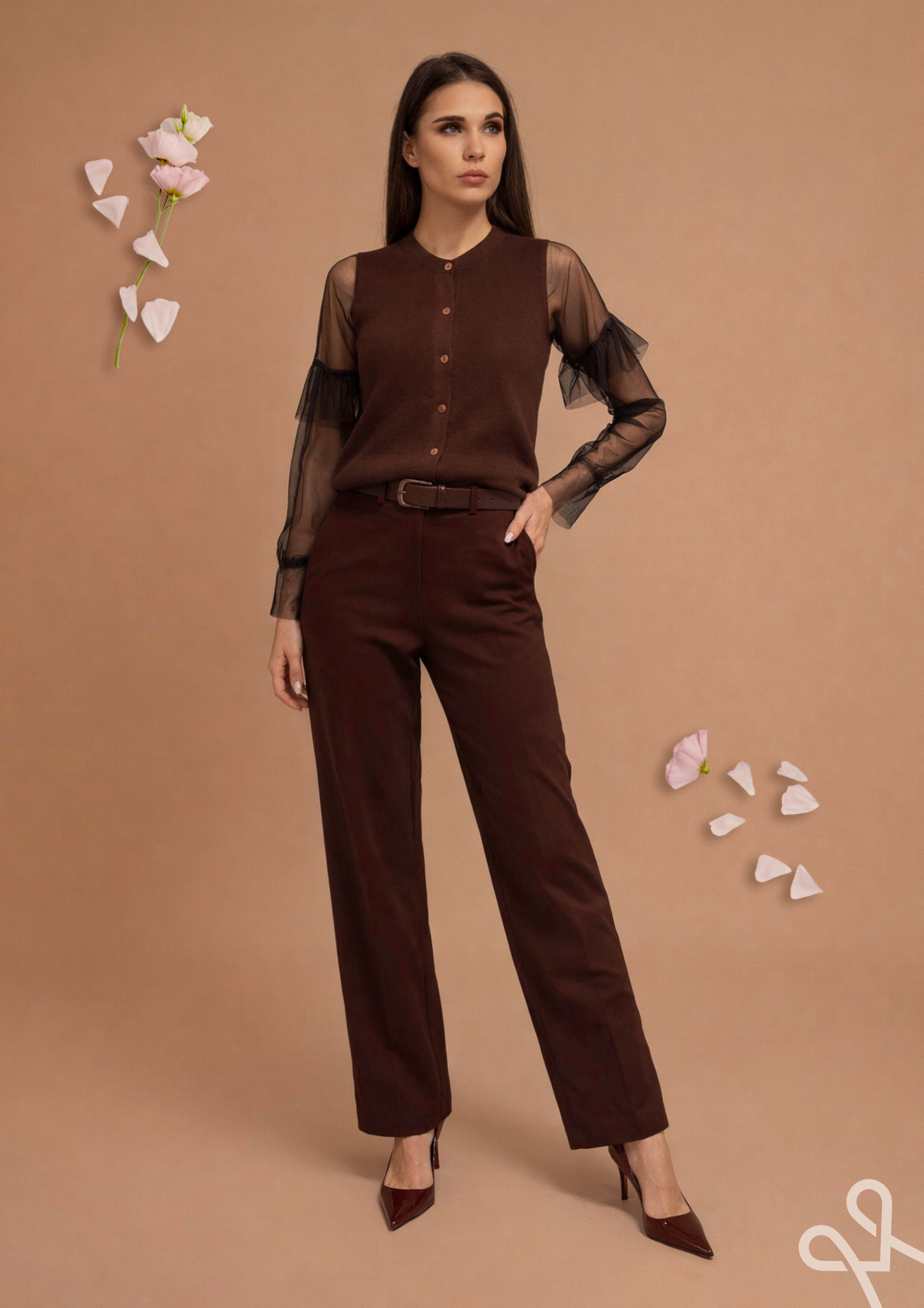 MAGENTA dámska pletená vesta 3886-SM