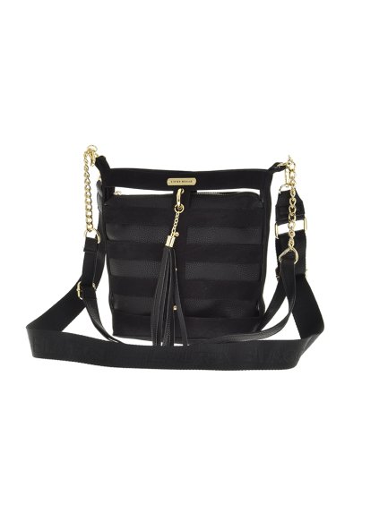 torebka polska laura biaggi l325171 blackmatsuede