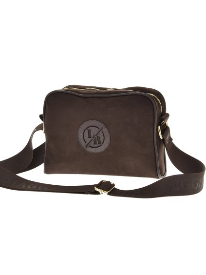 torebka polska laura biaggi kb77 chocolatesuede