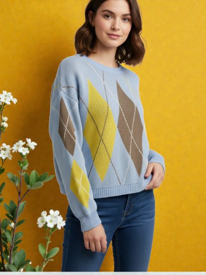 Dámsky top 62058/BLUE