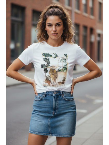 Dámsky top 50638/WHITE