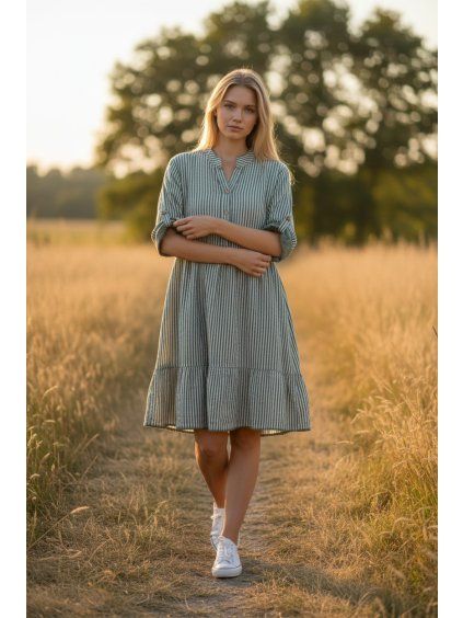 Dámske šaty 62488/OLIVE