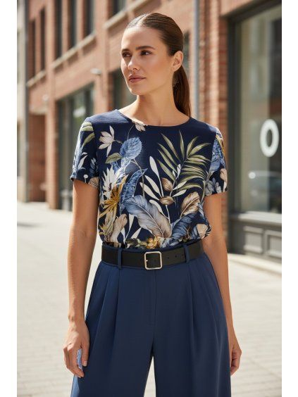 Dámsky top 62542/BLUE