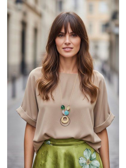 Dámsky top 62361/BEIGE