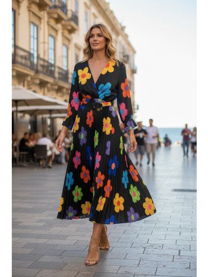 Dámske šaty 56330/BLACK