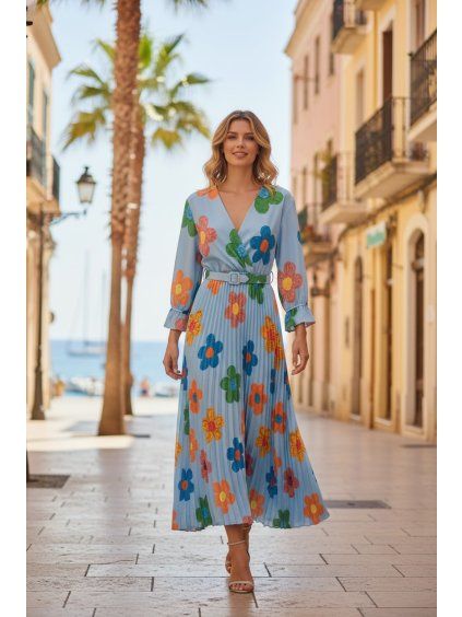 Dámske šaty 56330/BLUE