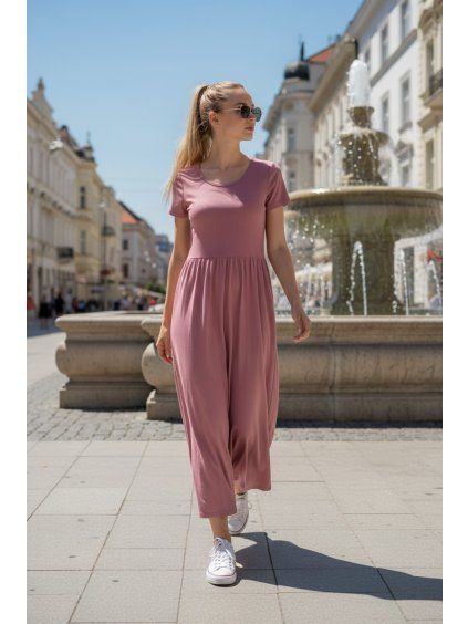 Dámske šaty 60940/PINK