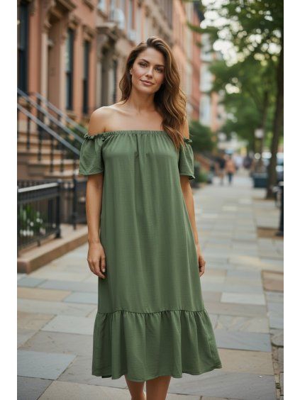 Dámske šaty 61121/OLIVE