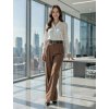 Dámske nohavice 60824/CHOCOLATE