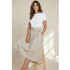Dámska MIDI sukňa 62198/BEIGE