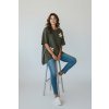 Dámsky oversize top 60395/OLIVE