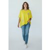 Dámsky oversize top 60395/YELLOW