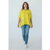 Dámsky oversize top 60395/YELLOW