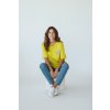 Dámsky oversize top 60395/YELLOW