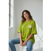 Dámsky oversize top 60395/GREEN