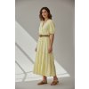 Dámske midi šaty 62342/YELLOW