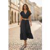 Dámske midi šaty 62506/DARK DENIM