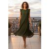 Dámske midi šaty 62539/OLIVE