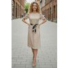 Dámske šaty 62423/BEIGE