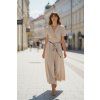 Dámske šaty 62614/BEIGE