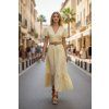 Dámske midi šaty 62506/YELLOW