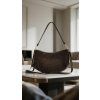 Dámska kožená kabelka TS66-6985/CROCO CHOCOLATE