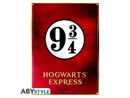 harry potter metal plate platform 9 3 4 28x38 with hook