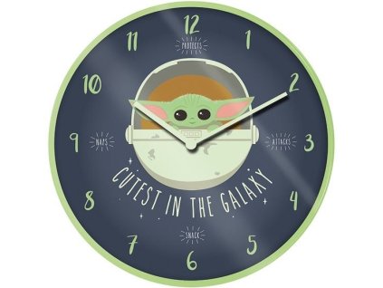 nastenne hodiny star wars mandalorian cutest in the galaxy