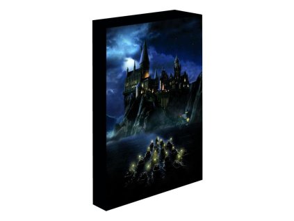 harry potter obraz led svitici 30x40 cm bradavice