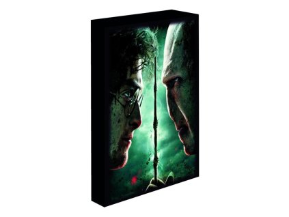 harry potter obraz led svitici 30x40 cm harry vs voldemort