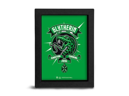 harry potter cadre kraft 15x20cm pop color serpentard x8