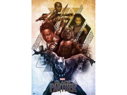 marvel black panther poster 61x91.5cm