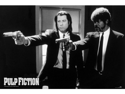 pulp fiction guns b w