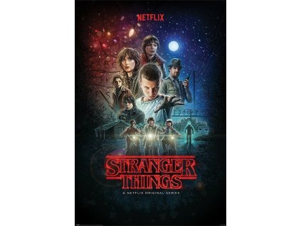 plakat stranger things characters