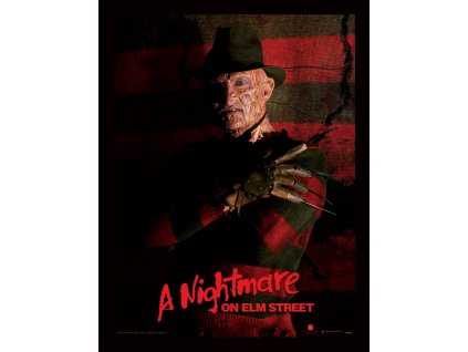 plastic frame a nightmare on elm street freddy krueger i51239