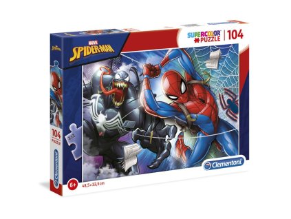16508 puzzle supercolor 104 spider man