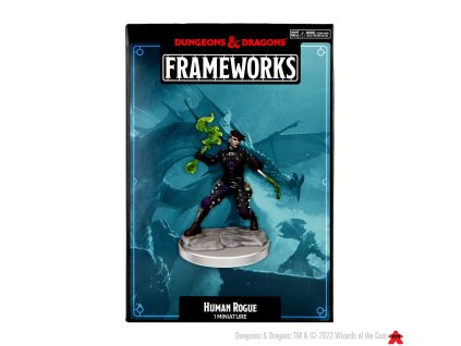 16787 dungeons dragons frameworks miniature model kit human rogue female