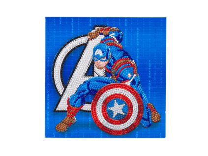 captain america 18x18cm marvel crystal art card 1 938156 p