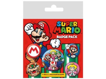 17328 set odznaku super mario