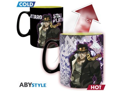 jojo s bizarre adventure mug heat change 460 ml jotaro dio x2