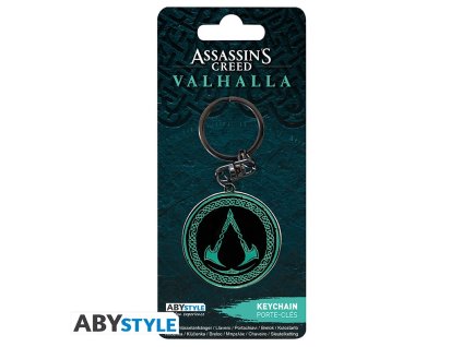 assassin s creed keychain crest valhalla x4