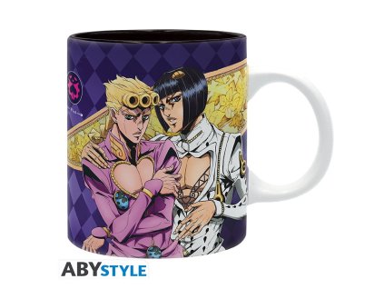 jojo s bizarre adventure mug giorno and bruno