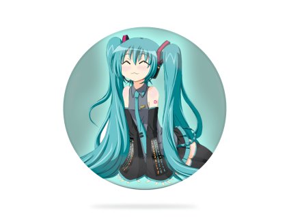 Hatsune Miku 2 Badge Picture