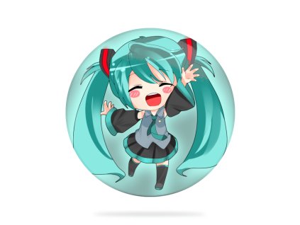 Hatsune Miku 3 Badge Picture